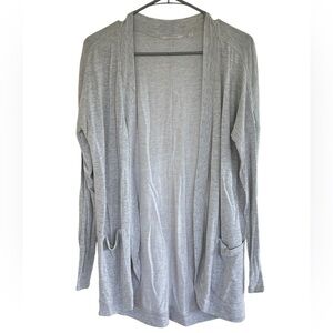 Athleta Women's‎ Light Gray Lightweight Oversized Cardigan Sweater Size XS